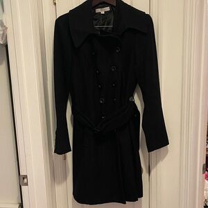 New York & Company Black wool doubke breasted Coat